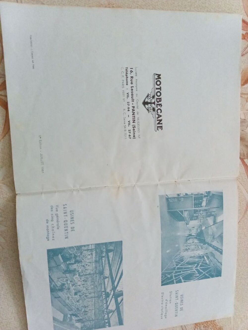 Notice MOTOBECANE Livres et BD