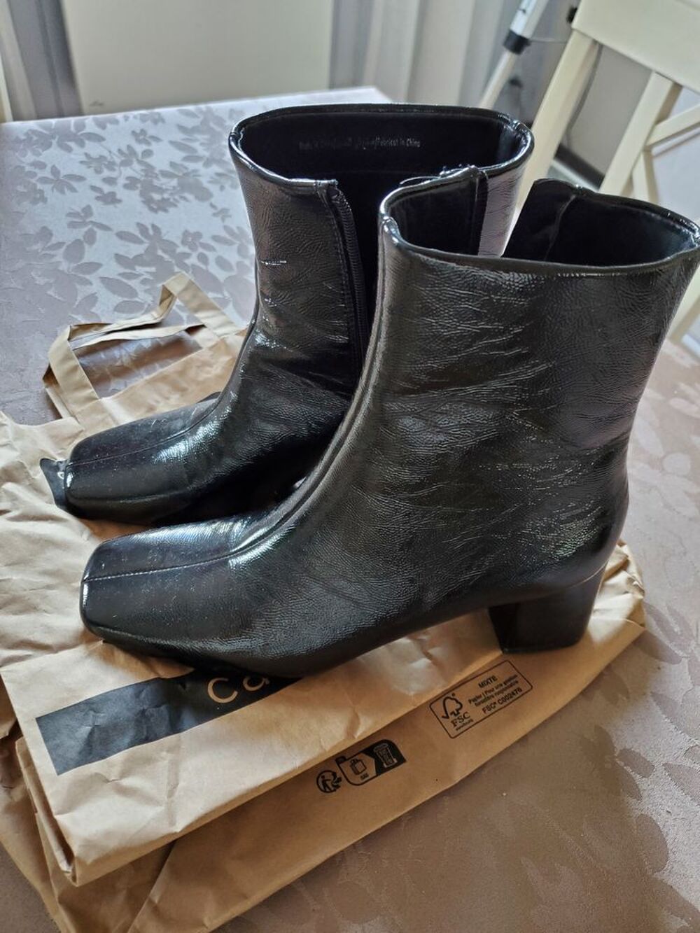 Bottines noires pointure 38 Chaussures