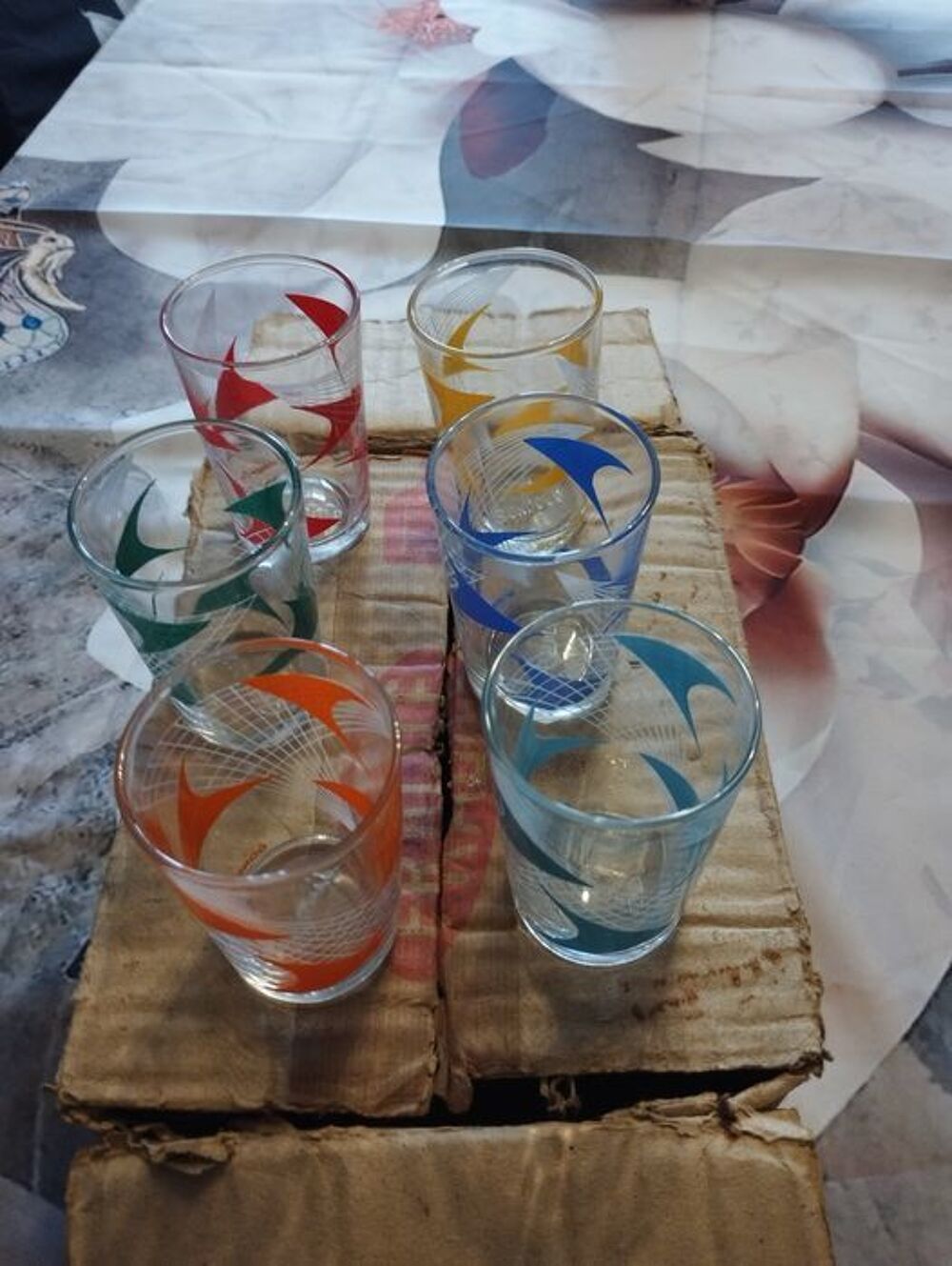 12 verres Décoration