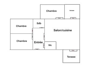  Appartement � louer 4 pi�ces 75 m� Bordeaux