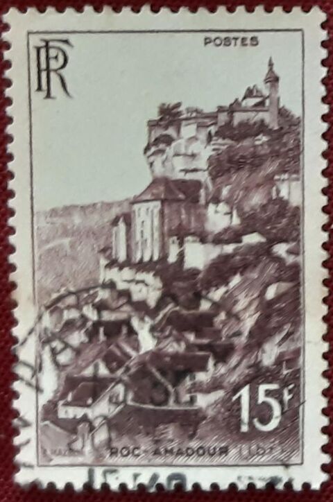TIMBRE à collection ROC-AMADOUR 1 Pontoise (95)