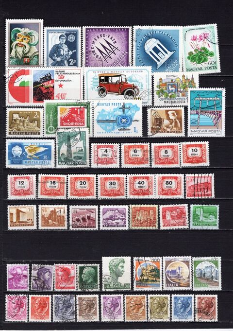 lot de 194 timbres d'EUROPE 5 Les glisottes-et-Chalaures (33)