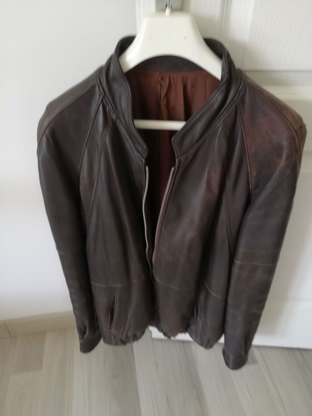 Blouson en cuir Vêtements