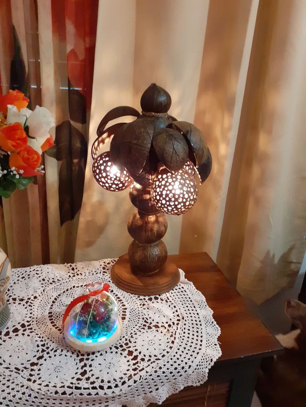 deux tres jolis lampes artisanales Dcoration