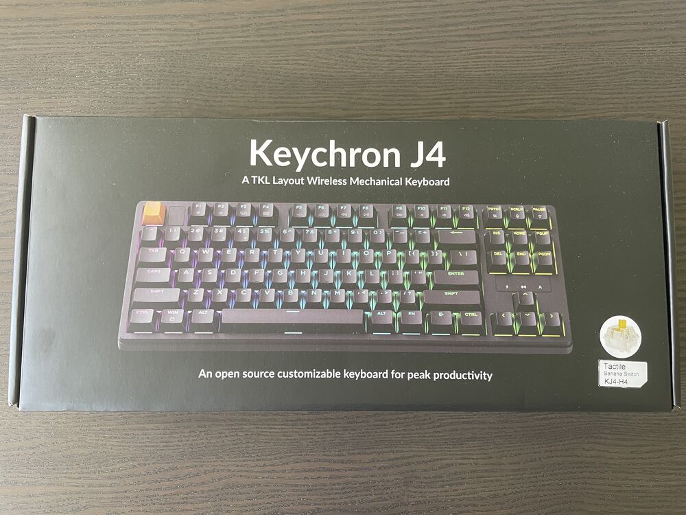 Clavier m&eacute;canique Keychron KJ4-H4 Switch Super Banana (Tacti Matériel informatique