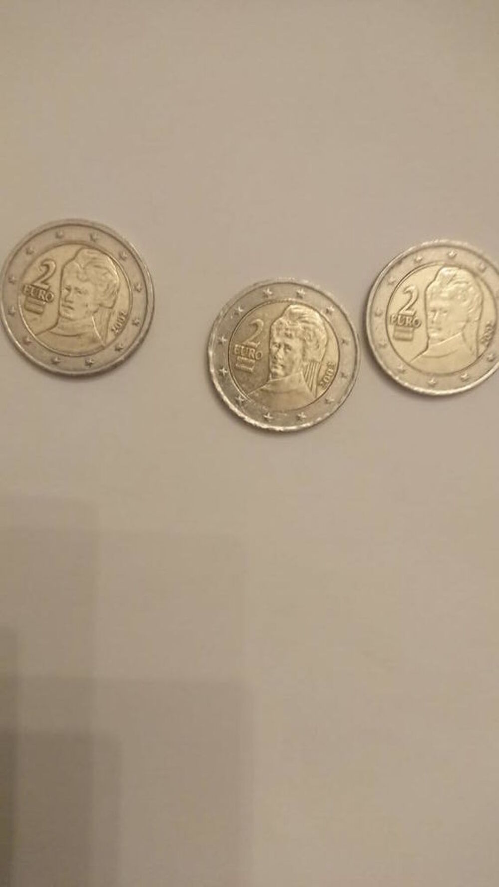 2 euros,- AUTRICHE " Bertha von SUTTNER " 