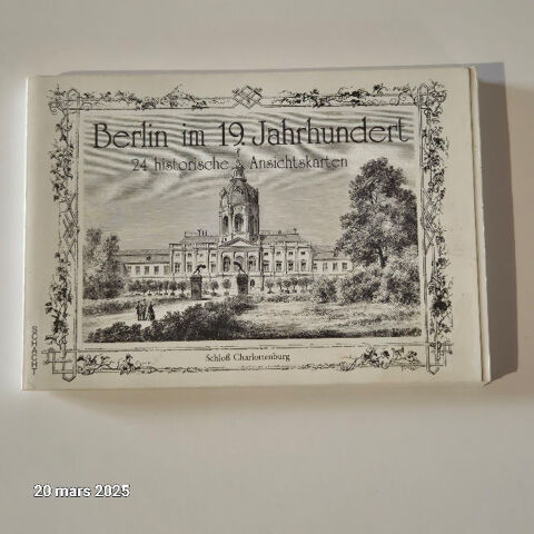 Bloc de 24 reproductions de cartes postales sur Berlin en 18 5 Saumur (49)