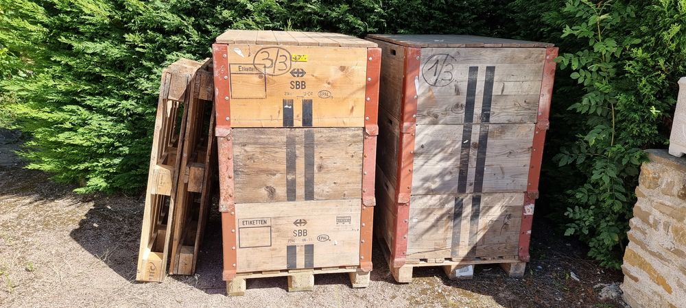 Palette avec cadre et couvercle norme EURO Bricolage