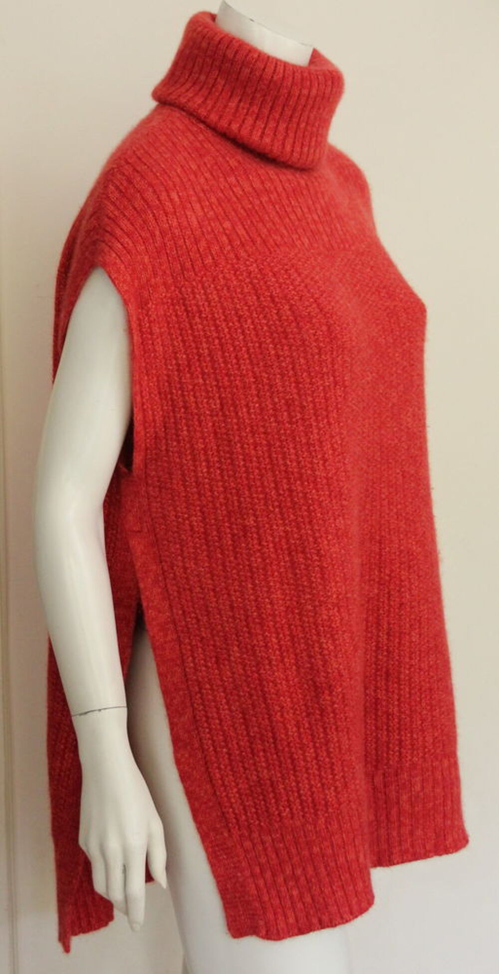 Pull cachemire brique KUJTEN T.M (38/40) Vêtements