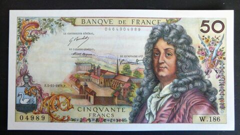 50  FRANCS  RACINE  1971 120 Marmande (47)