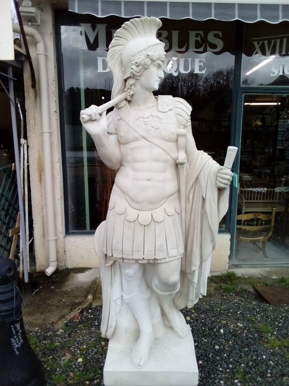 Statue en pierre homme Dcoration