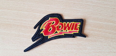 Ecusson brodé david bowie 10x4 cm thermocollant 4 Carnon Plage (34)