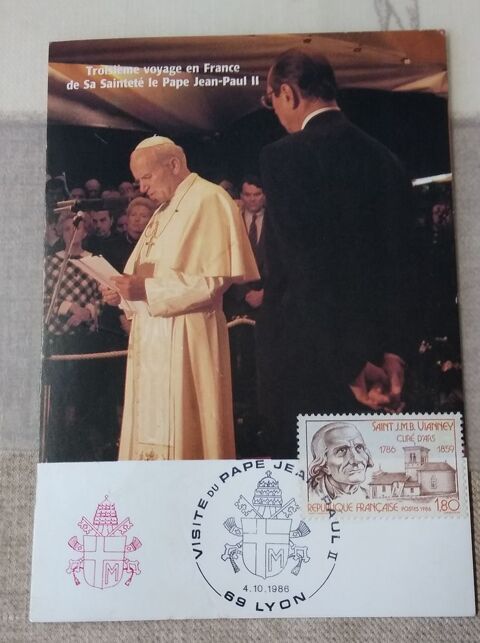  Très belle ancienne carte postale du pape Jean-Paul II
0 Meximieux (01)