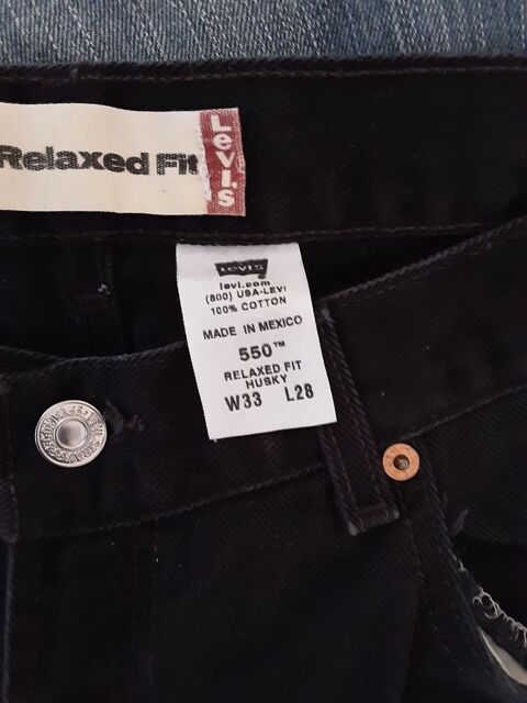 Jean levis homme noir 40 Vallauris (06)