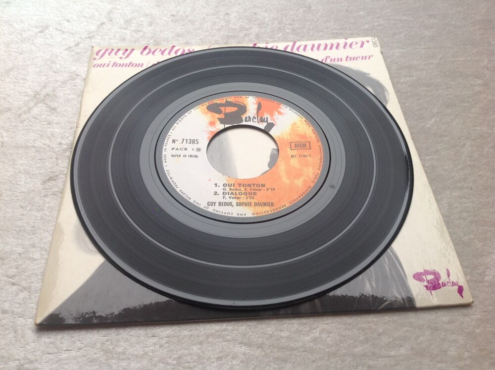 GUY BEDOS SOPHIE DAUMIER Oui tonton 4 TITRES Envoi Possible
CD et vinyles