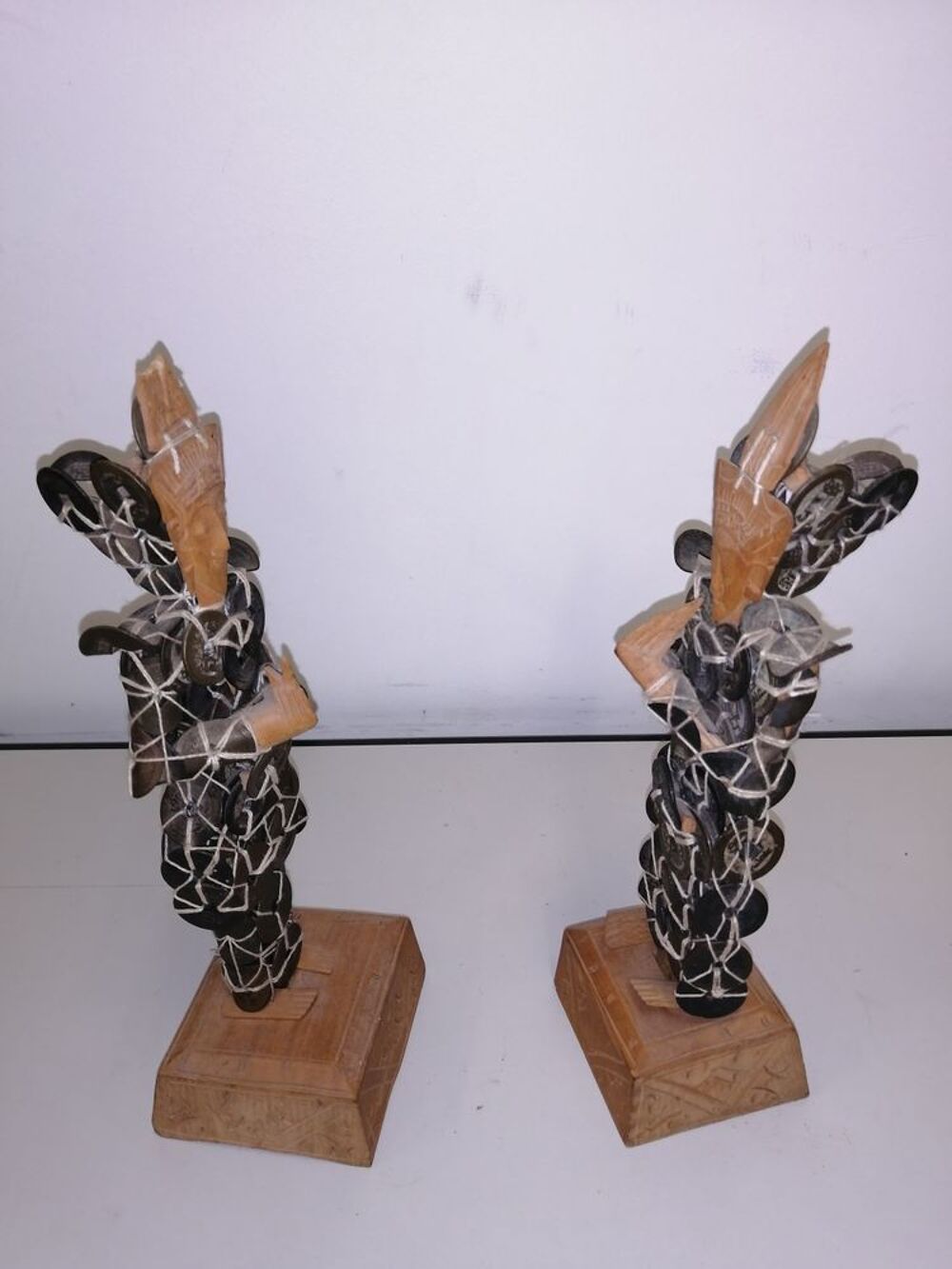 statuette chinoise en pi&egrave;ces 