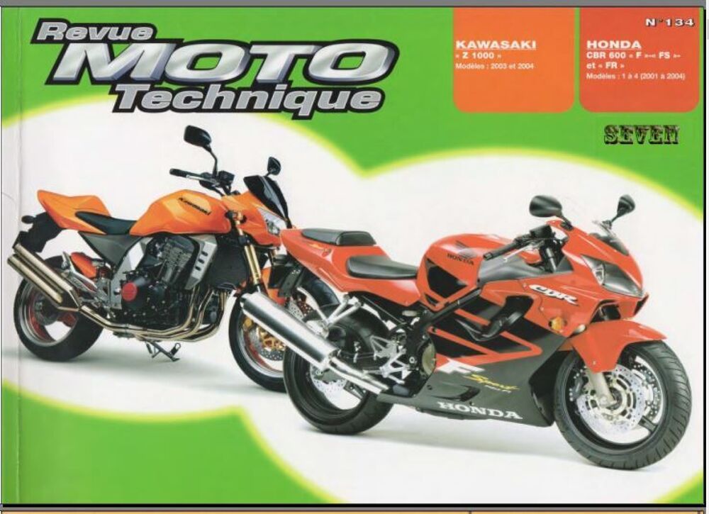 Manuel de r&eacute;paration Honda 600 CBR 2001 2004 
