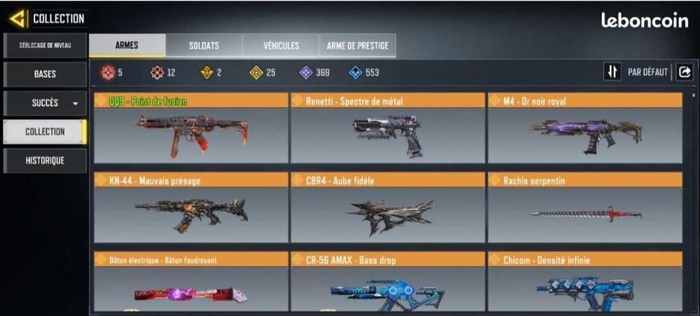 compte call of duty mobile Consoles et jeux vidéos