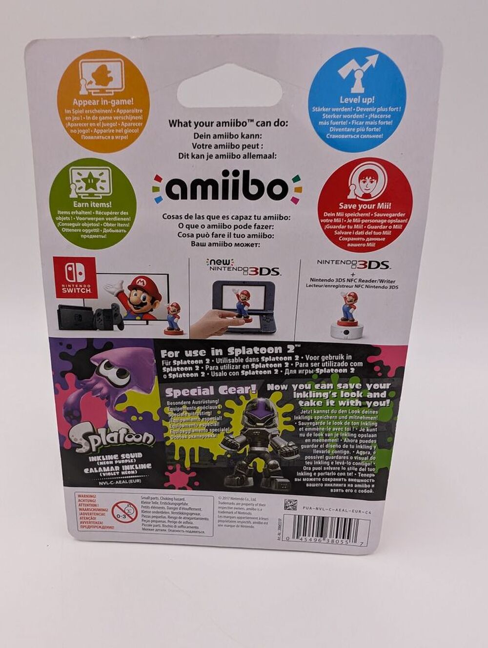 Figurine Nintendo amiibo Splatoon Inkling Squid (Calamar) Jeux / jouets