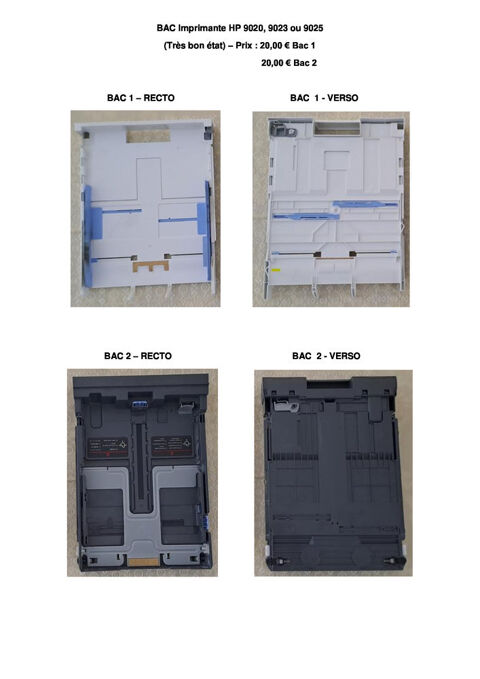 BAC Imprimante pour HP 9020, 9023 ou 9025 Troyes (10)