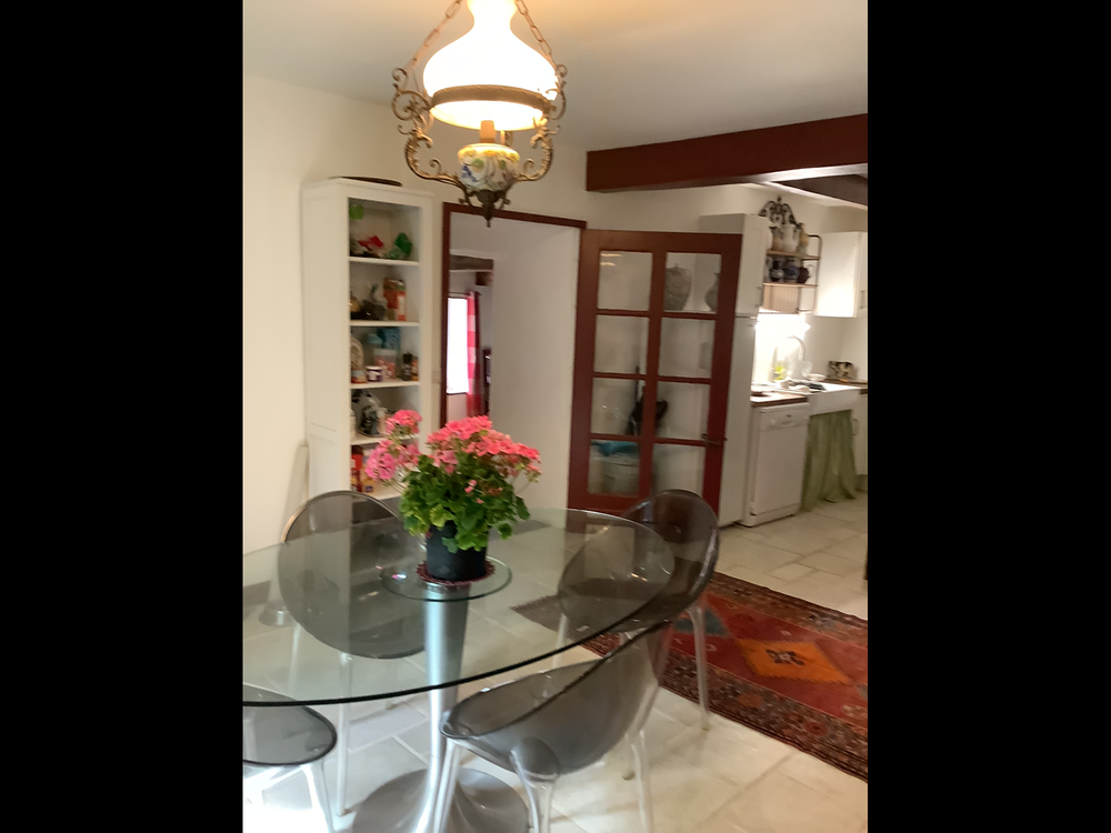 Table en verre ovale style Knoll Meubles