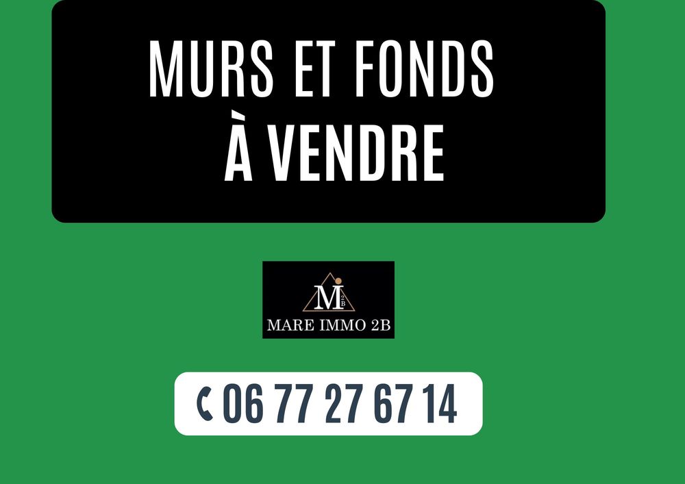 Vente Investisseur murs et fonds de commerce Calvi