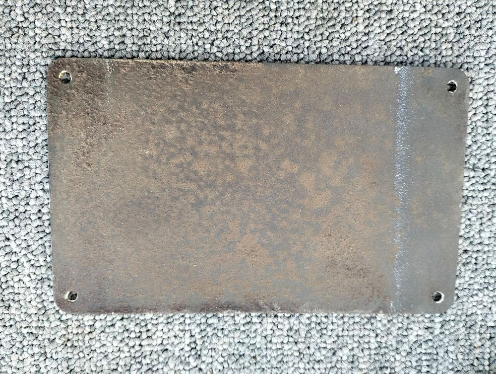 plaque emaillee d'utilite attention au chien Bricolage