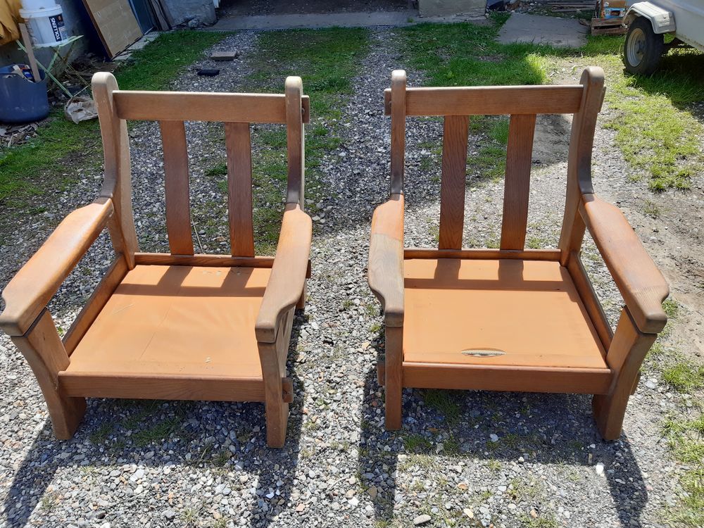 Fauteuils ch&ecirc;nes 2 Meubles