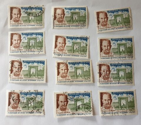 Timbre france Gaston Ramon (1886-1953) 1967 -0.60 euro 0 Marseille 9 (13)