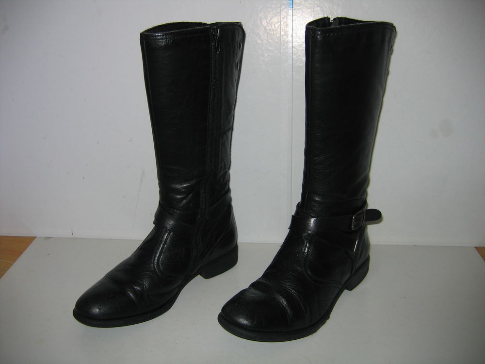 BOTTES EN CUIR ENFANT Chaussures