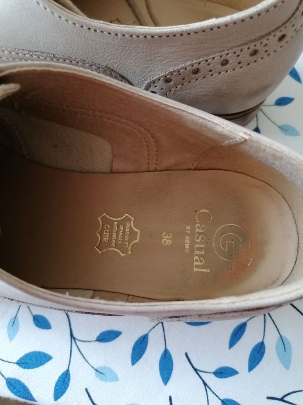 mocassins femme pointure 38 COULEUR BEIGE Chaussures