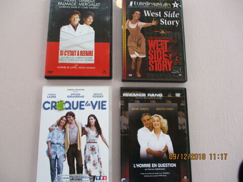 4 DVD : Croque la Vie+West Side Story+l'Homme en question+Si 12 Le Vernois (39)