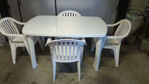 salon de jardin PVC blanc 40 Rosheim (67)