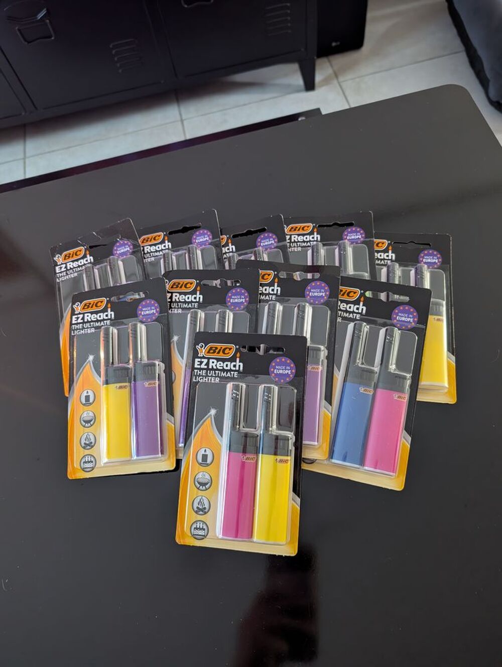 Lot de 10 pochettes de 2 briquet bic Cuisine