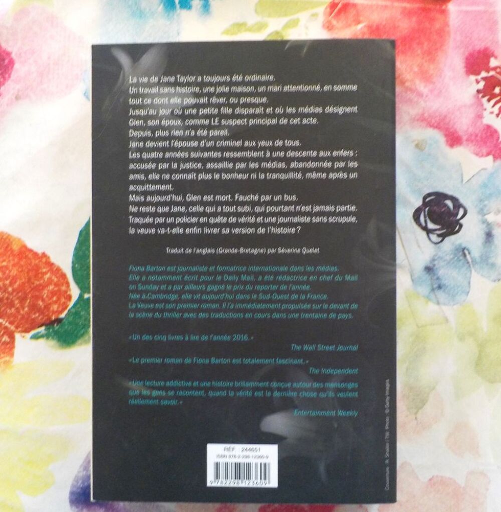 LA VEUVE de Fiona BARTON Ed. de Noyelles Livres et BD