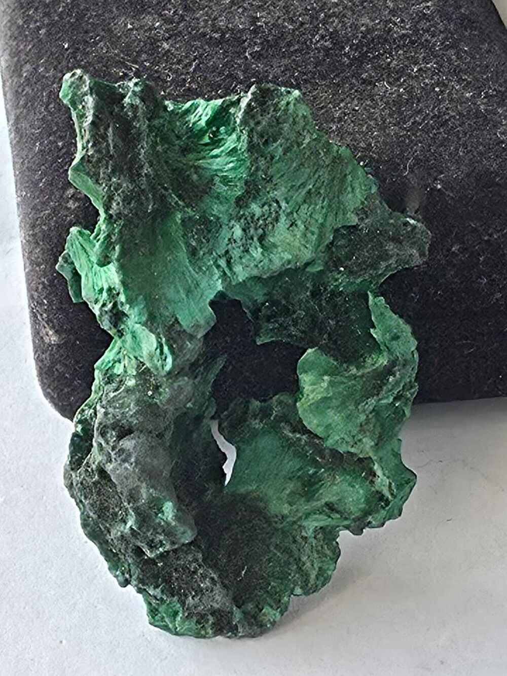 Malachite Fibreuse Stalactitique du Katanga-Pierre Naturelle 20g 