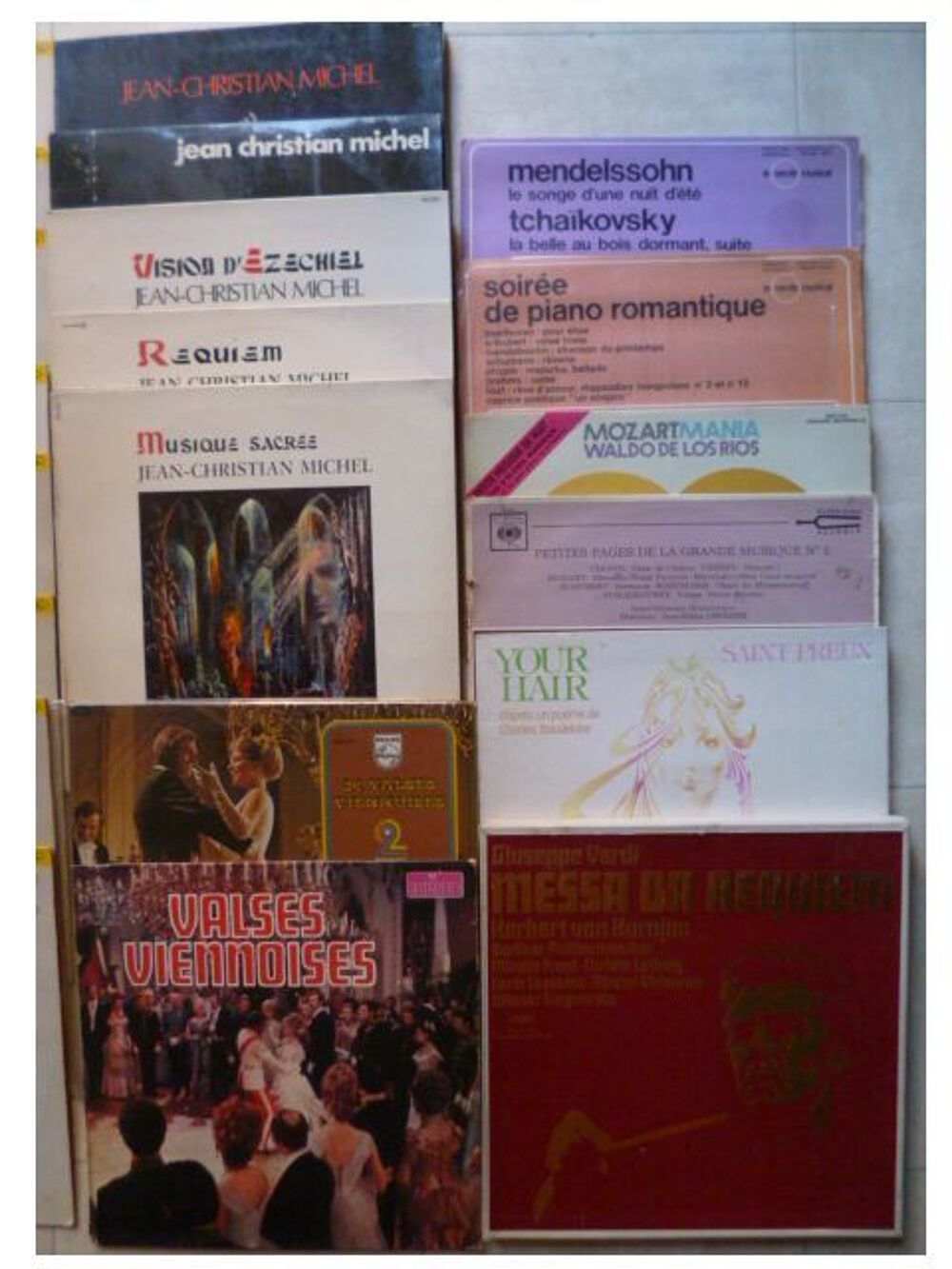 VINYLES - 33 tours - musique classique - CD et vinyles