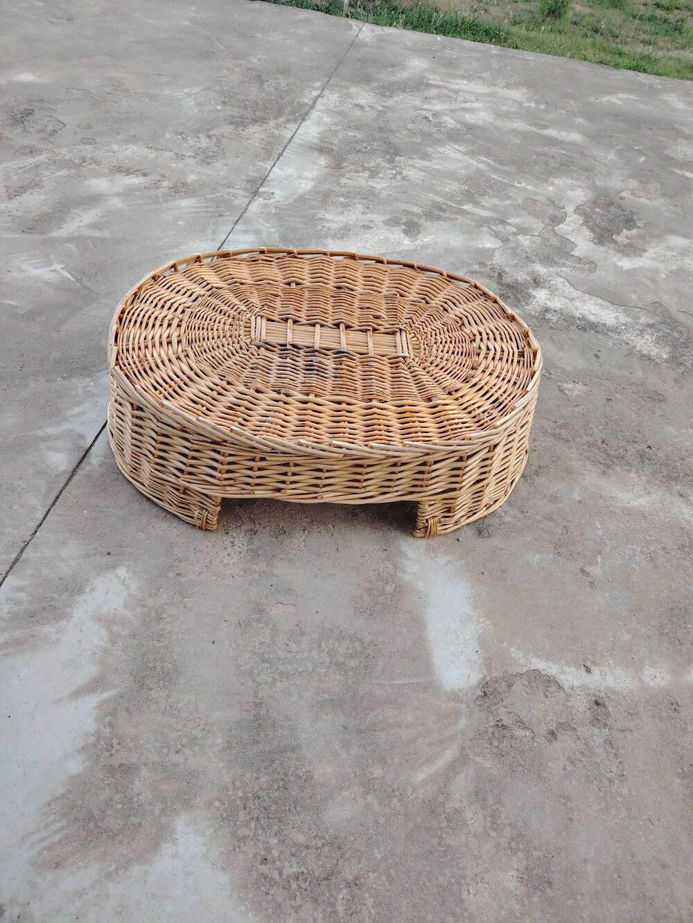 PANIER EN OSIER POUR GROS CHIEN Meubles