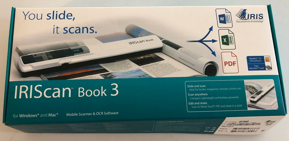 SCANNER IRIScan Book 3 Matériel informatique