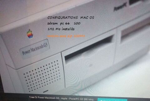 Unit centrale APPLE  G3  233   DESKTOP  vendu seule  192MO 200 Lampertheim (67)