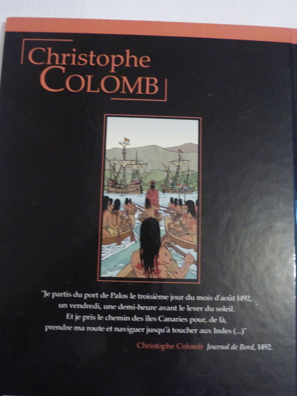 BD CHRISTOPHE COLOMB d&eacute;dicac&eacute;e Livres et BD