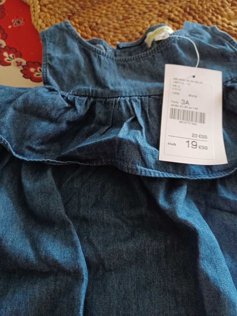 Robe en jean petite fille Vêtements enfants