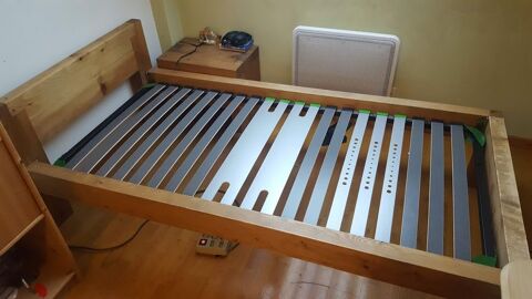 Lit + sommier 90X190 50 Seynod (74)