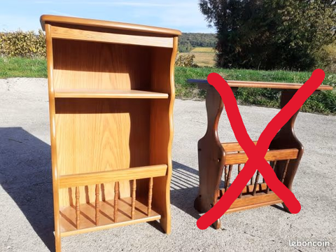  Table Porte-Revues Bois. 15 Le Vernois (39)