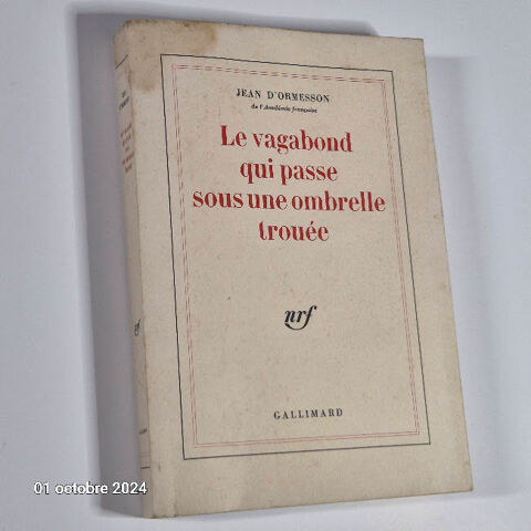 Le vagabond qui passe sous une ombrelle trouée, de Jean d' O 1 Saumur (49)