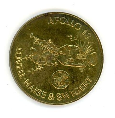M�daille SHELL 1970 Apollo 13 15 Bonni�res-sur-Seine (78)