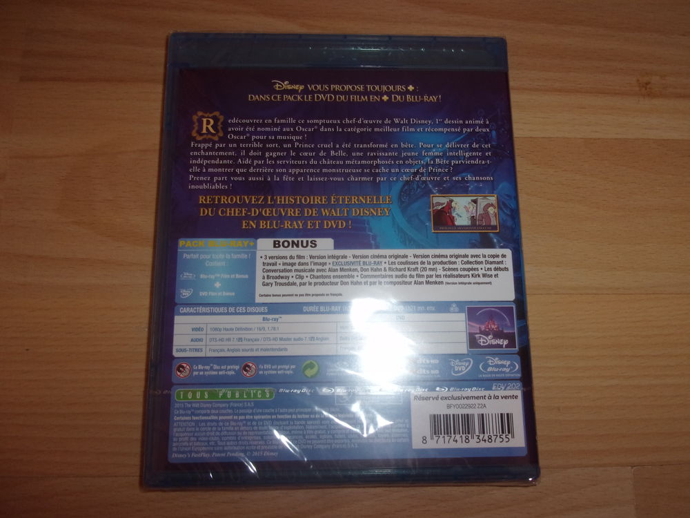 Blu-ray et DVD La Belle et la B&ecirc;te (Neuf) DVD et blu-ray