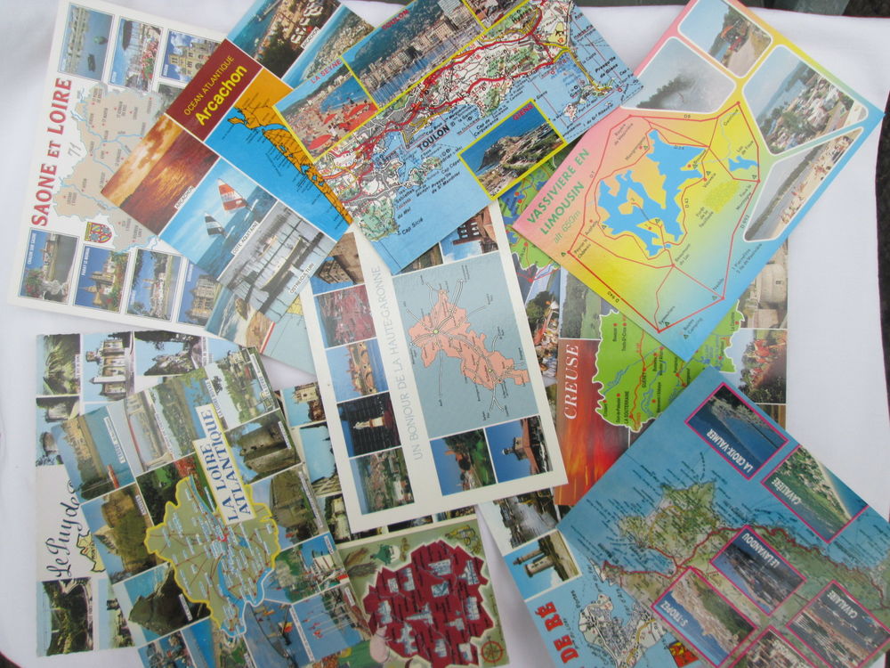 Lot de 170 cartes postales de France 