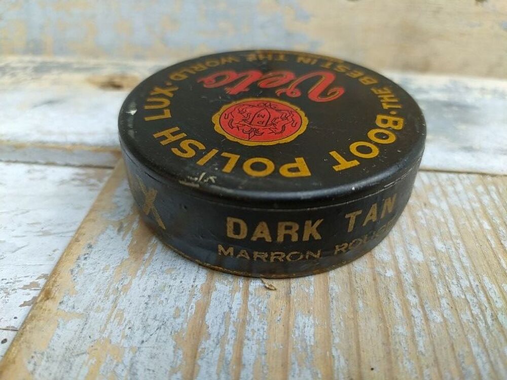 Ancienne Boite Publicitaire Cirage Veto Boot Polish
