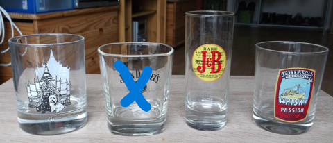 Trois verres à Whisky 1 Rochefort (17)